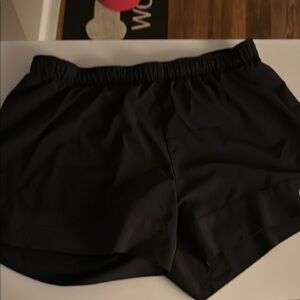 Nike Women's Running Dri-Fit XL Black Shorts w/liner
